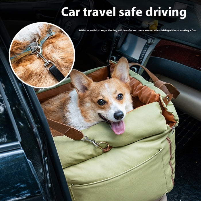 Portable Car Kennel Anti-dirty Removable And Washable Pet Safety Chair Car Mats