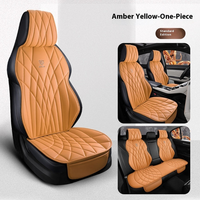 Car Universal Leather Semi-surrounded High-end Five-seat Seat Cover