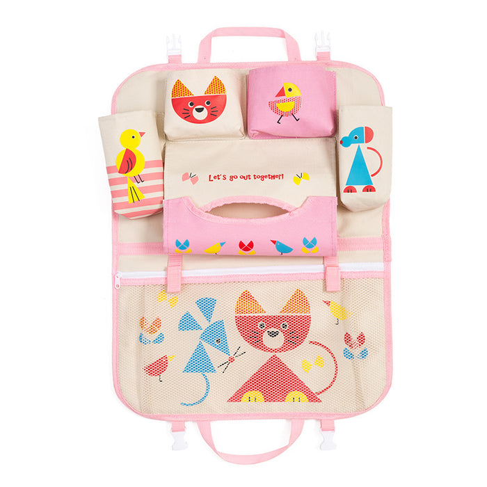 Cartoon car storage bag seat hanging bag