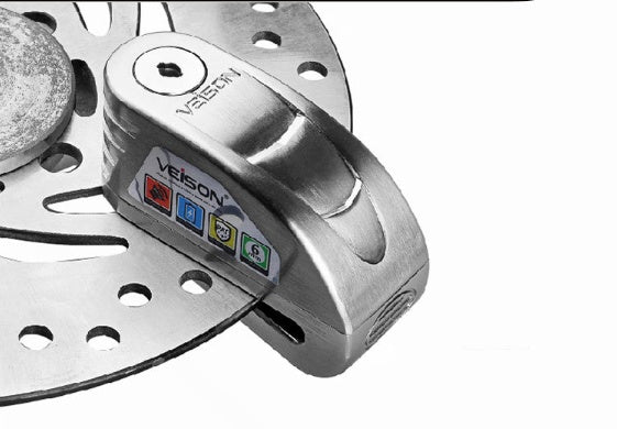 Intelligent controllable alarm disc brake lock