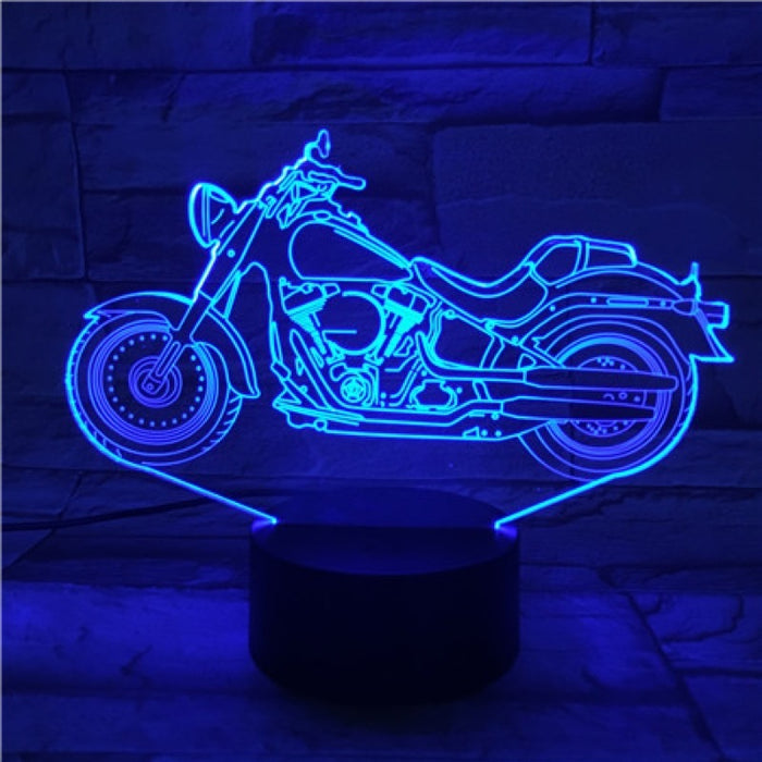 Motorcycle 3D night light