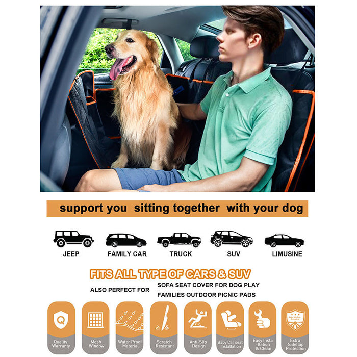 Rear pet car mat