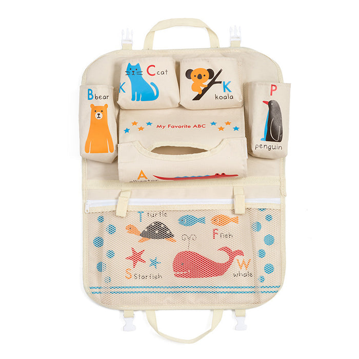 Cartoon car storage bag seat hanging bag