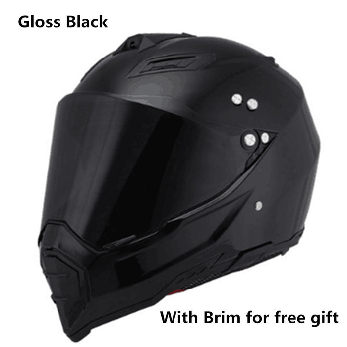 Off-road helmet motorcycle racing helmet road off-road dual-use helmet men and women four seasons pull helmet full face helmet