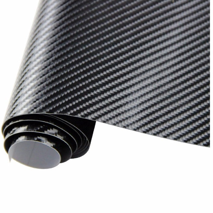 Car Styling Glossy Black 5D Carbon Fiber Vinyl film Car Wrap car organizer