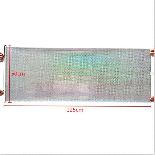 Automatic Winding Car Front Rear Sunshade Car Supplies Supermarket Laser Sun Block car organizer