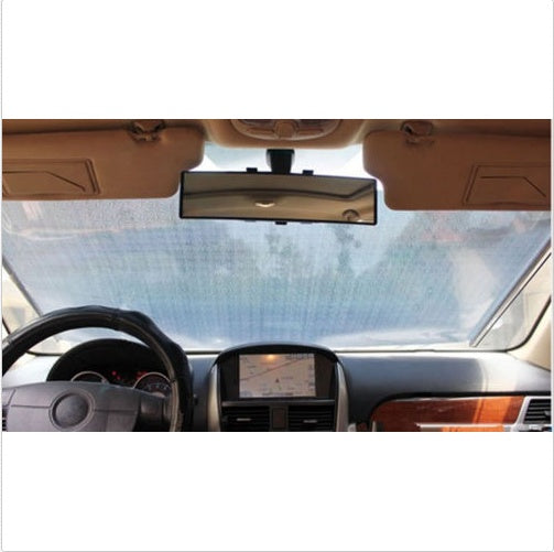 Automatic Winding Car Front Rear Sunshade Car Supplies Supermarket Laser Sun Block car organizer