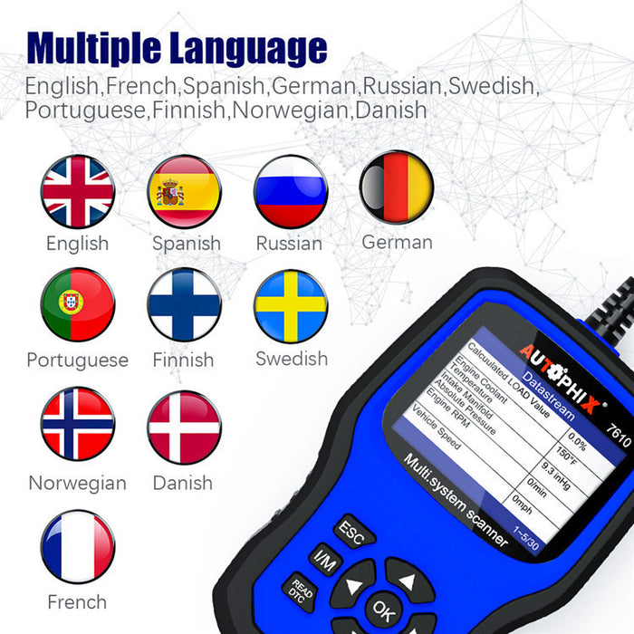 Scanning Diagnostic Tool Full System Tester