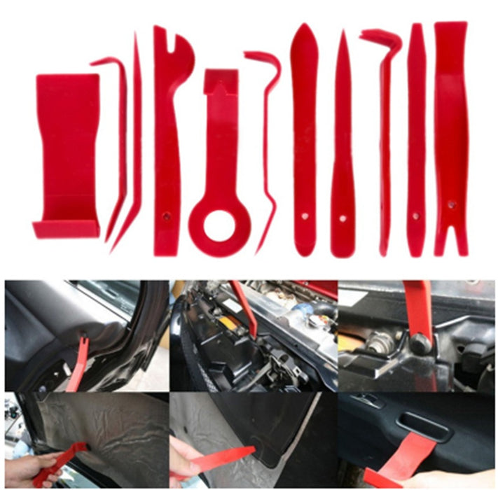 11 12PCS Plastic Car Disassembly Tools DVD Stereo Refit Kits Diagnostic Tools