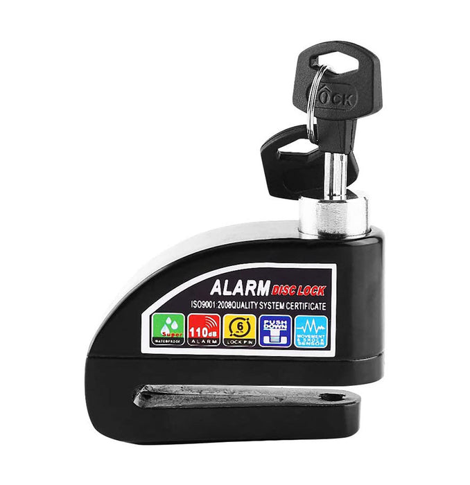 Alarm Disc Lock Anti-Theft Alarm Disc Brake Lock Aluminum Alloy Lock