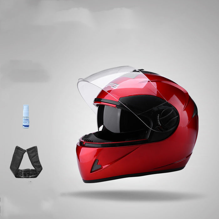 Electric Battery Motorcycle Anti-Fog Helmet Full Face Helmet