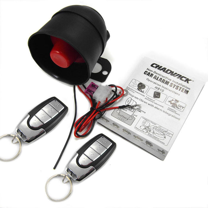 Car Anti-Theft Alarm System Without Trimming English Version Of Vibration Alarm System