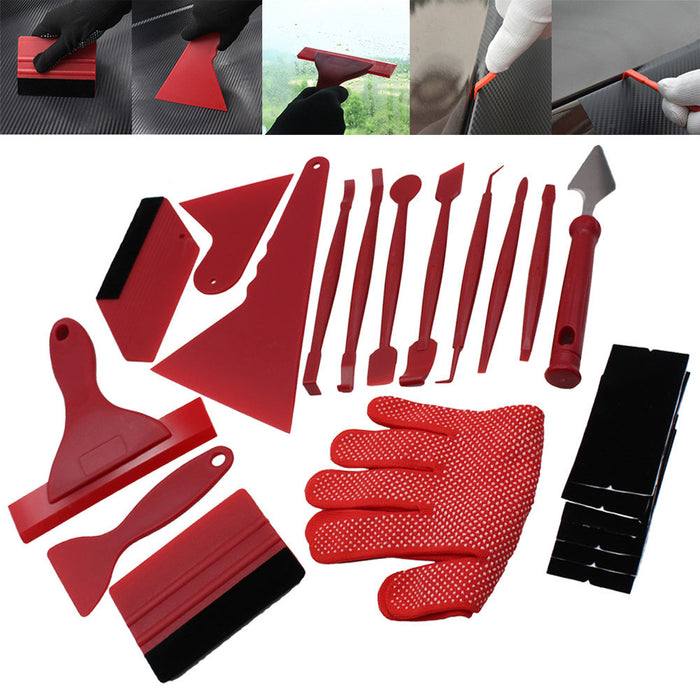 21 Sets Of Car Filming Tools, Color-Changing Film, And Beautiful Seam Scraper, Advertising Film Remover, Scraper Tool Diagnostic Tools