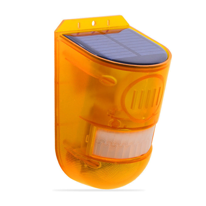 Solar Alarm Light Outdoor Sound And Light Alarm Anti-thief Anti-theft Red Human Body Induction Animal Repellent