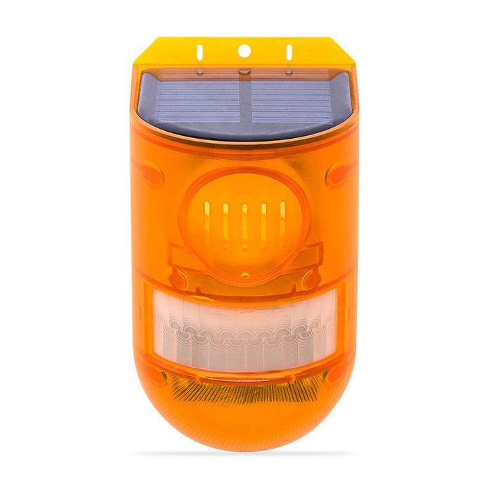 Solar Alarm Light Outdoor Sound And Light Alarm Anti-thief Anti-theft Red Human Body Induction Animal Repellent