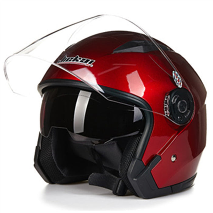 Open Face Motorcycle Helmet Jet Style