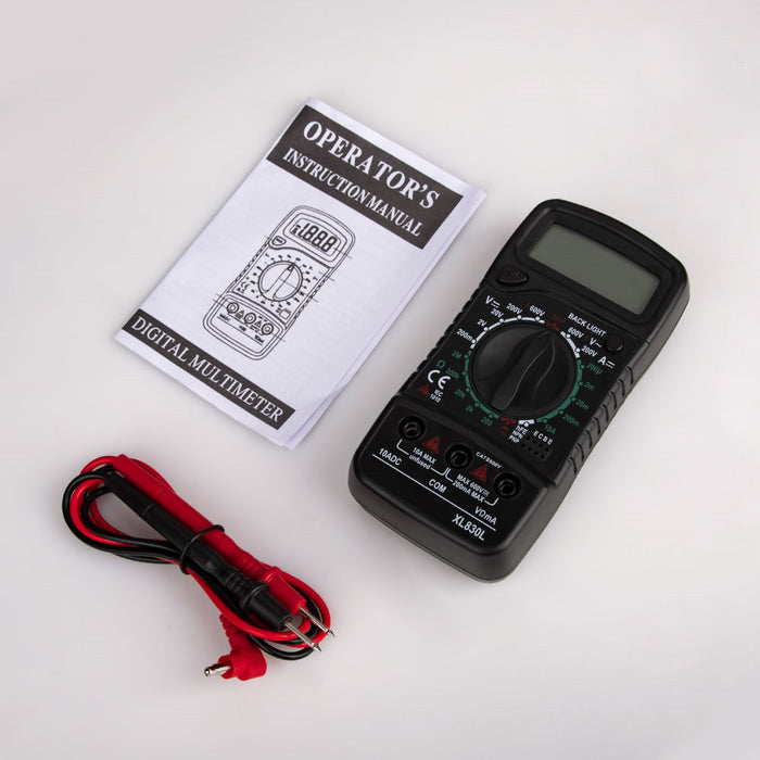 Explosive Foreign Trade XL830L Multimeter Red XL830L Handheld Digital Multimeter Universal Meter Diagnostic Tools