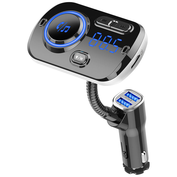 Car Mp3 Bluetooth Player Bc49Aq Bluetooth 5.0 Lossless Music Atmosphere Light Car Bluetooth Mp3