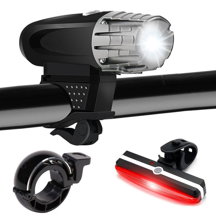 Bicycle Usb Headlights Mountain Bike Equipped With Strong Light Rechargeable Bicycle Taillights