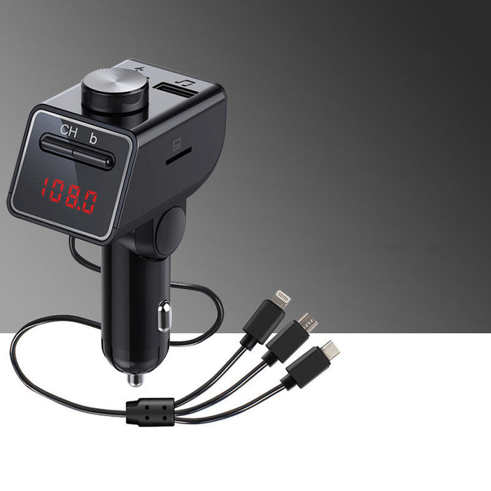 Multifunctional car charger mp3 player