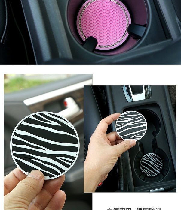 Plastic Car Car Water Cup Mat Coaster Gate Slot Mat Interior Modification Car Interior Trim All Products Car Universal Non-slip Mat