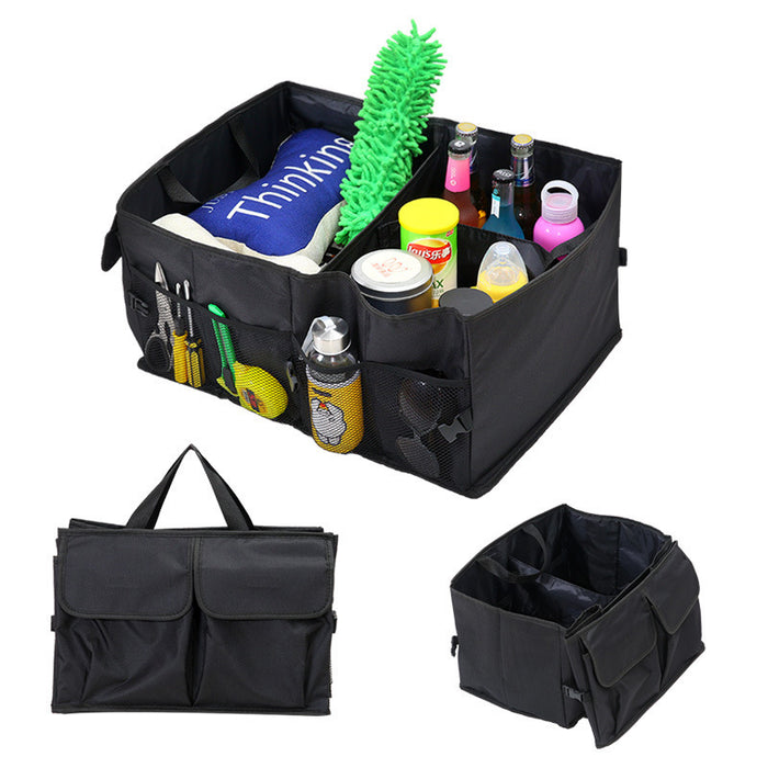 SafetyTrunk:tm: Big Foldable Back Rear Trunk Car Storage Organizer Car Organizers