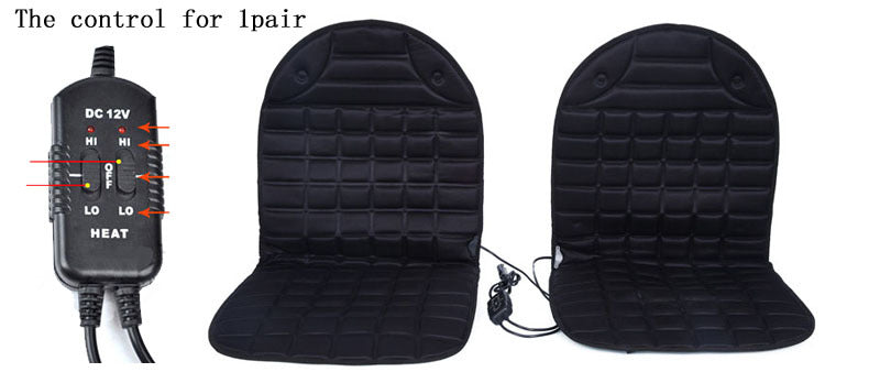 Automobile heating cushion