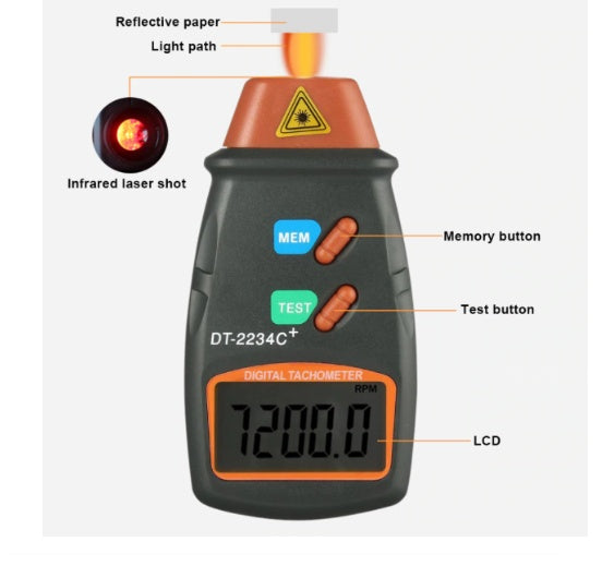 Digital Tachometer Diagnostic Tools