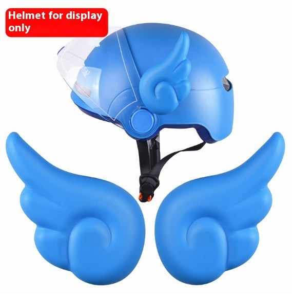 Electric Car Motorcycle Decorations Wings Helmet Accessories