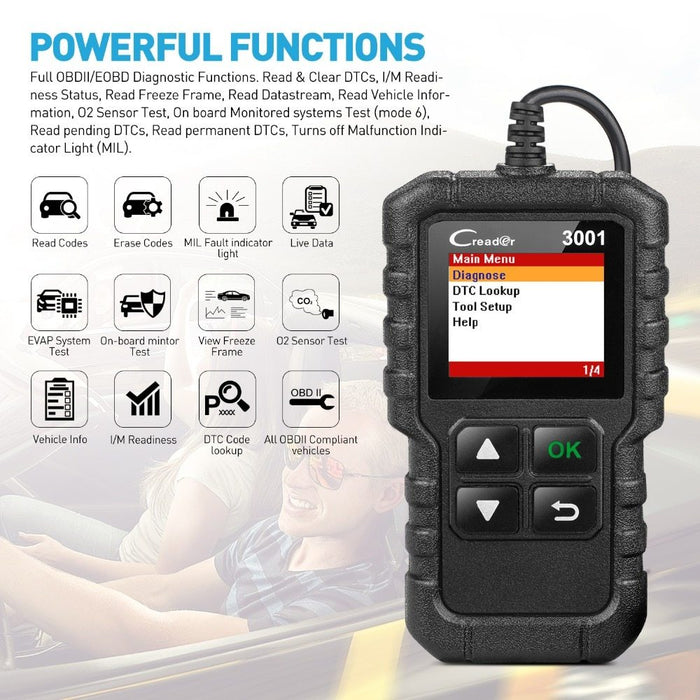 Code reader CR3001 X431 3001 Auto Scan tool Diagnostic Tools