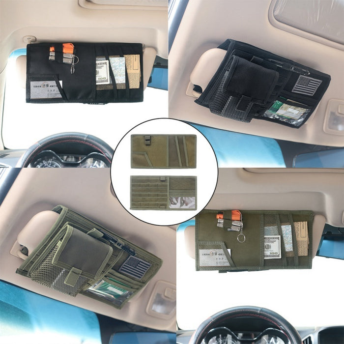 Vehicle Visor Panel Truck Car Sun Visor Organizer CD Bag Holder Car Styling Hunting Accessories car organizer