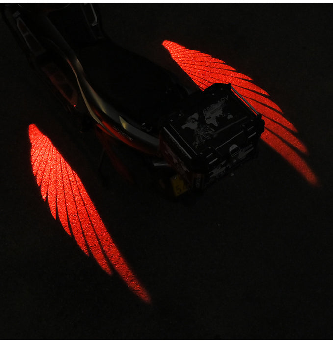 Motorcycle Down-corner Lamp Angel Wings Projection Chassis Modified General Ambience Light