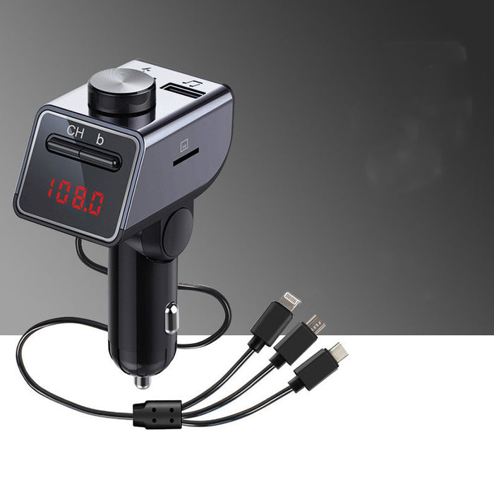 Multifunctional car charger mp3 player