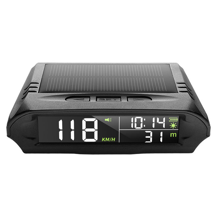 Car Head-up Display GPS Solar Alarm