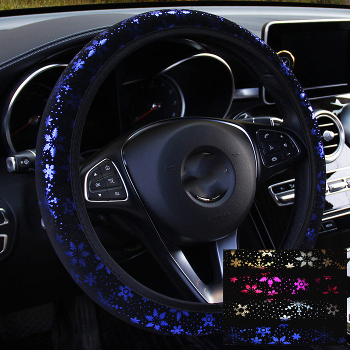 Hot Gilded Snowflake Car Steering Wheel