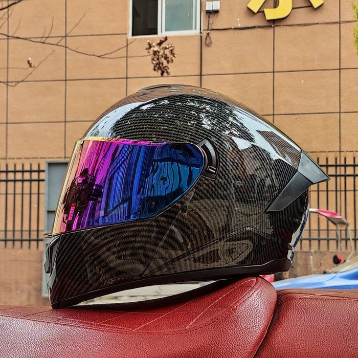 Motorcycle Helmet Men's Bluetooth Warm Full Face Four Seasons