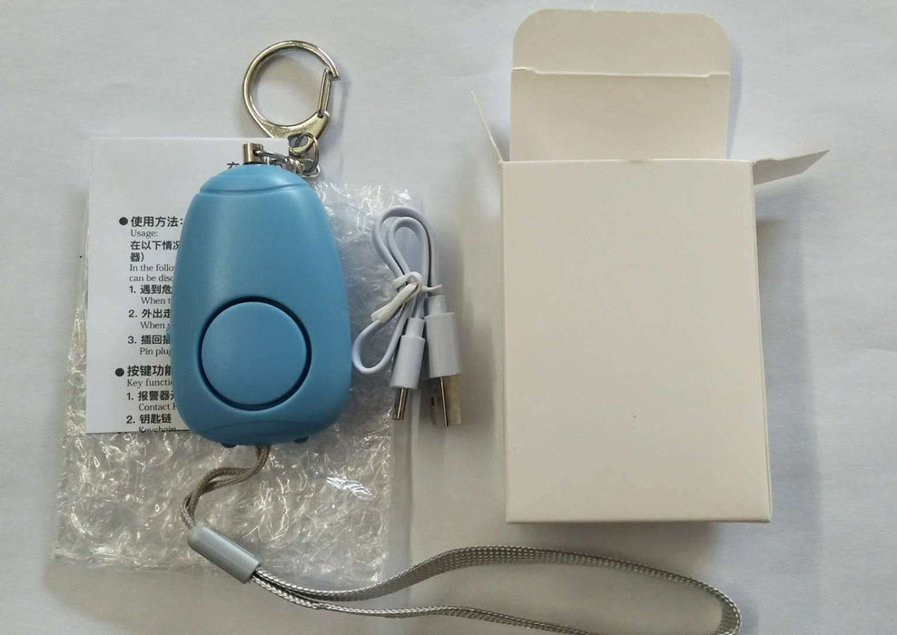 Personal Alarm Rechargeable Women's Personal Alarm Alarm 130dB Portable Alarm Bag Anti-theft Device