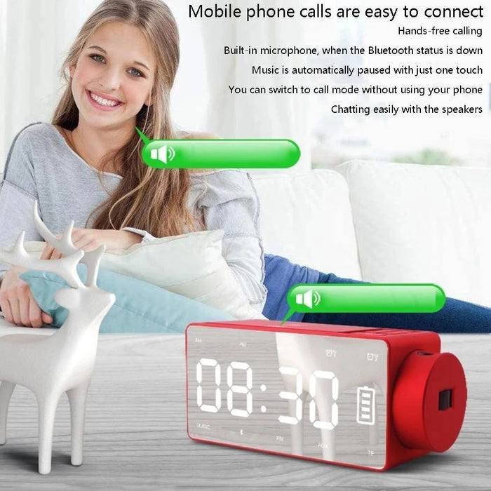 S91S Fashion Wireless Bluetooth Speaker Clock