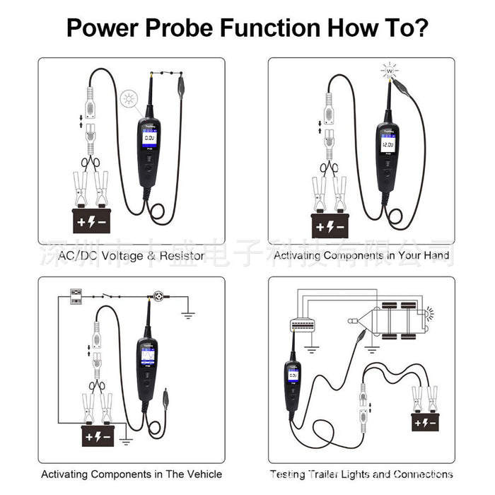 Automotive Circuit Battery Tester Diagnostic Tools