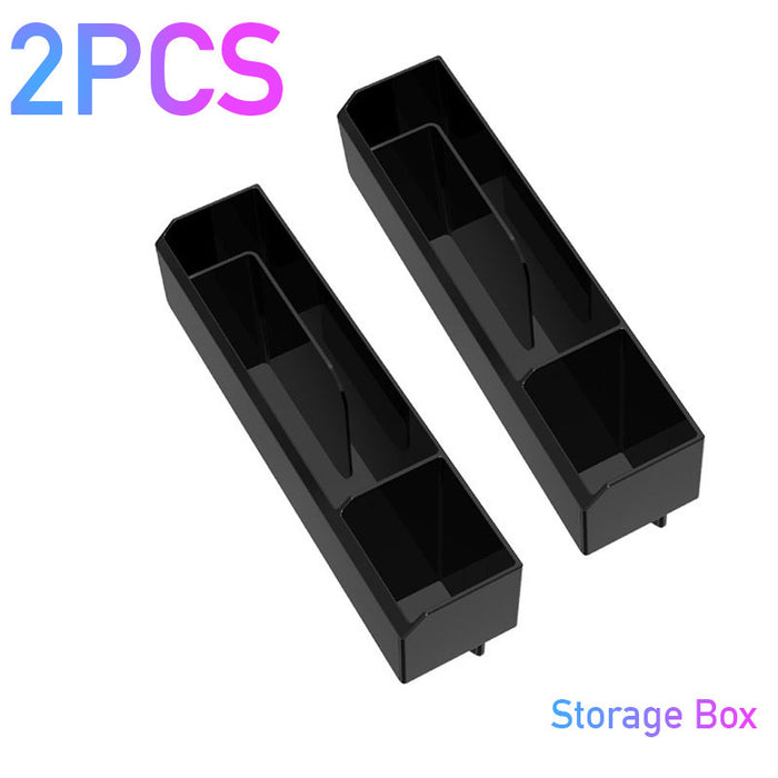 Car Organizer with Charger Cable Car Seat Gap Storage Box with Cable Car Organizers