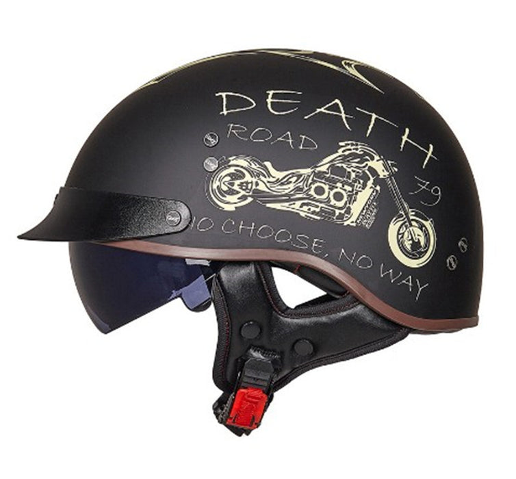 Retro Motorcycle Breathable Helmet