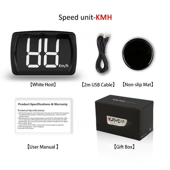 Head-Up Display Car Speed Velometer HUD Head Up GPS Universal