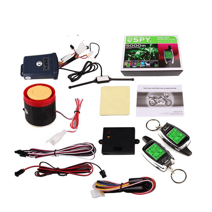 Bidirectional Motorcycle Burglar Alarm