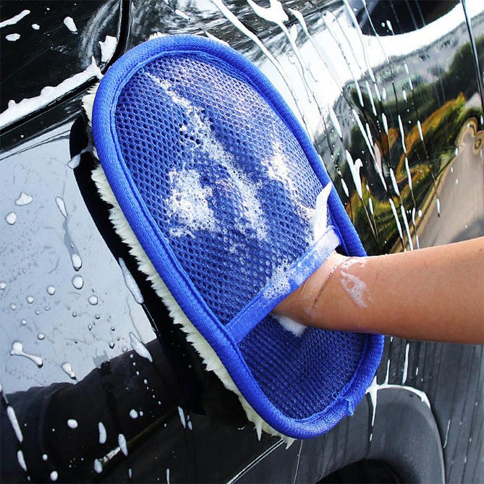 Car type soft hair car wash cleaning gloves car motorcycle car wash car care cleaning tools Diagnostic Tools