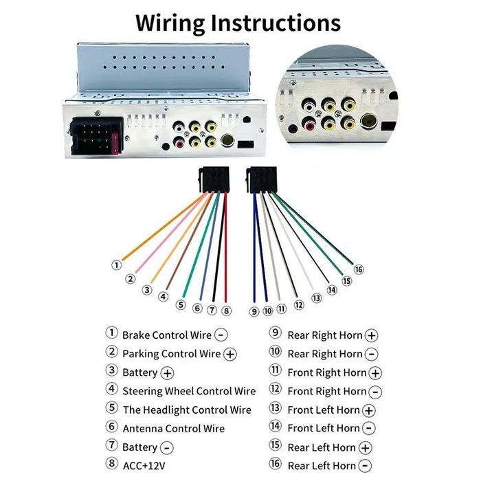 Vehicle-mounted MP5 Player Mobile Phone Interconnection Multimedia System