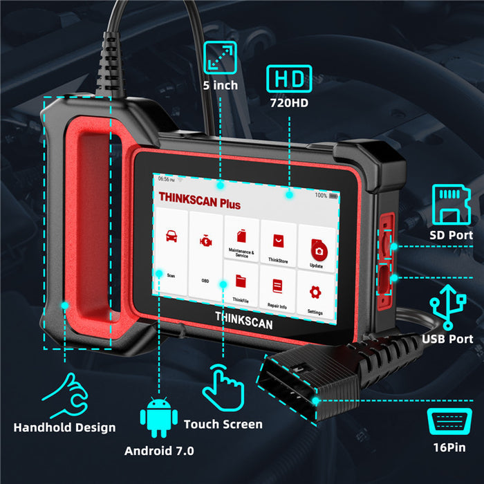 Car Diagnostic Scanner ABS SRS ECM System Detection Diagnostic Tools