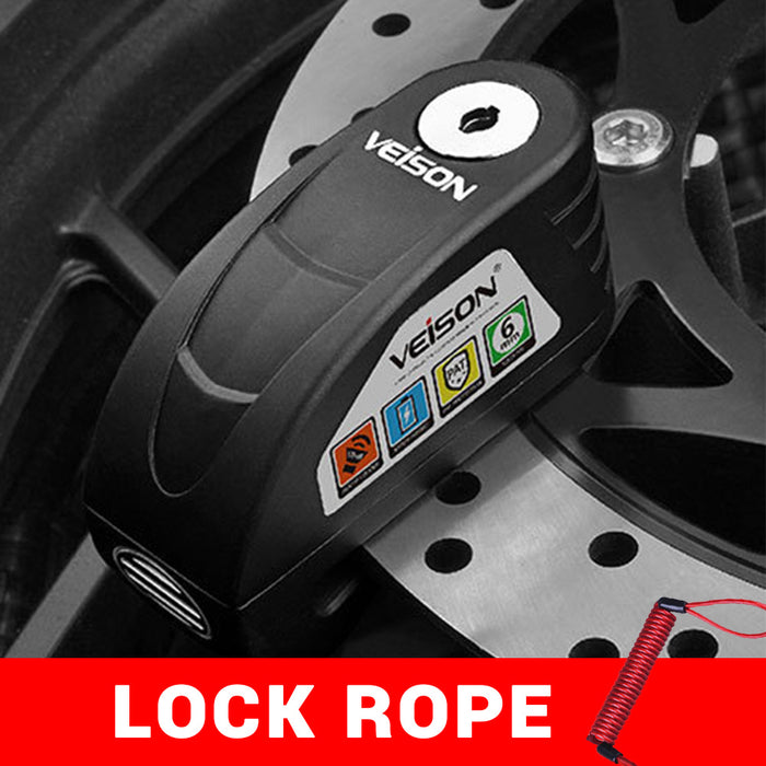 Bicycle disc brake lock motorcycle electric car alarm lock