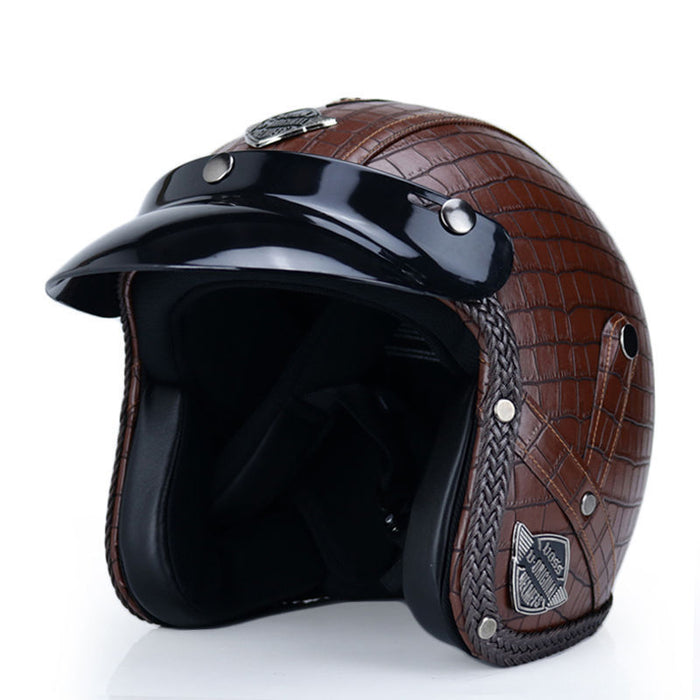 Retro Motorcycle Helmet Male Motorcycle