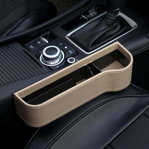 PU Car Organizer Seat Gap Storage Box Car Seat Side Slit for Wallet Phone Coins Cigarette Keys Cards Car Accessories car organizer