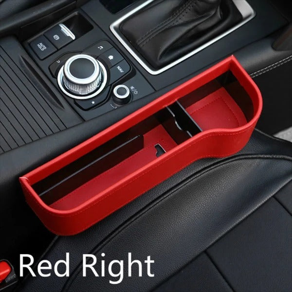 PU Car Organizer Seat Gap Storage Box Car Seat Side Slit for Wallet Phone Coins Cigarette Keys Cards Car Accessories car organizer